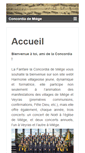 Mobile Screenshot of concordia-miege.ch