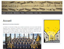 Tablet Screenshot of concordia-miege.ch